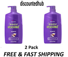 Aussie Miracle Volume with Plum & Bamboo,Paraben Free Shampoo, 26.2 fl oz-2 Pack picture