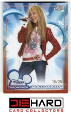2026 Topps Chrome Disney #DC-3 Hannah Montana /25 Orange Refractor RMH picture