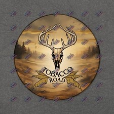 Tobacco Road Golf Club Deer Skull Golf Sticker #S1947 picture