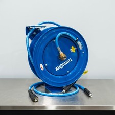 50' BluBird Retractable Pressure Washer Hose Reel Blue | 1/4