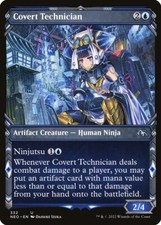 MTG Magic the Gathering Covert Technician (332/606) Kamigawa Neon Dynasty LP picture