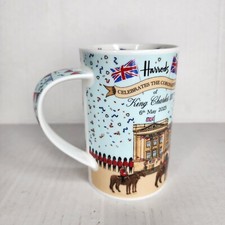 Harrods King Charles III Celebration Coronation Mug Buckingham Guard UK New 2023 picture