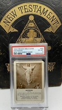1899 Fireside Bible Game Jesus Christ Ascension New Testament Blue PSA 6 POP 2 picture