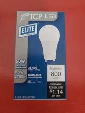 LED GU24 A19 (6 Bulb Pack) TCP L10A19GUD27K 9.5 Watt  2700k picture