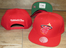 Mitchell & Ness Miami Heat Hardwood Classics Snapback Hat Cap size Men's picture