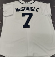 Kevin McGonigle #7 DET Tigers White Cool Base Sewn Stitched Jersey. picture