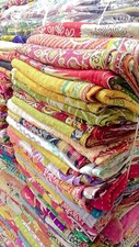 Wholesale Lot of 10 Psc Vintage Kantha Quilts Handmade Cotton Throws Blankets picture
