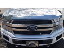 Chrome Aeroskin Hood Protector Bug Shield Deflector for 15-2020 Ford F150 Truck picture