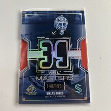 2025 SP Game Used NHL Masters Rookies Jersey 148/199 Niklas Kokko Rookie RC 1tm8 picture