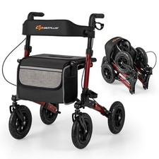 Walker for Seniors Folding Rollator Walker w/9