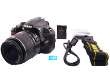 Nikon D3100 14.2MP DSLR w/ 18-55mm ED II Lens Tested SD Card Strap Bundle *READ* picture