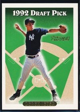 Derek Jeter 1993 Topps Gold #92 1992 Draft Pick Rookie Yankees picture