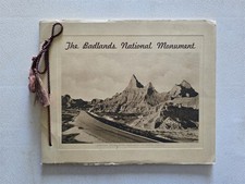 Badlands National Park Antique Book Portfolio of Photos c 1940, 12 Photogravures picture
