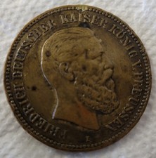 Friedrich Deutscher Kaiser Konig V.Preussen Lerne Leiden Ohne Medal 1831-1888... picture