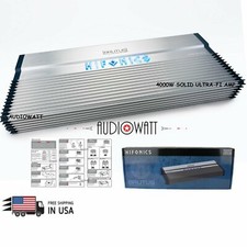 HIFONICS BXX4000.1D BRUTUS 4000W 1-OHM STABLE ULTRA-FI MOSFET 1-CH AMP CLASS D picture