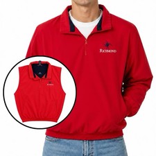 University of Richmond Spiders Jacket Convertible Vest Pullover Windbreaker - L picture