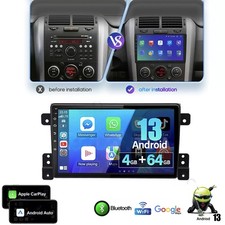 64GB For Android 13 Car Stereo Radio Carplay For Suzuki Grand Vitara 2005-2019 picture
