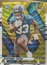 2025 Panini Mosaic #385 Gold Wave 1/10 Bhayshul Tuten (Pack fresh just pulled)￼ picture