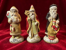 Vintage Ceramic Santa Claus Figures 1884 Hungary 1909 Poland 1897 Czechoslovak picture