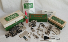 Singer Sewing Machine 15-91 15-90 15k 15-88 Attachments Buttonholer Hemstitcher picture