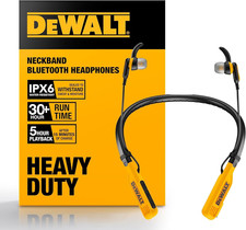 DEWALT Heavy Duty Bluetooth Neckband Headphones, Wireless around the Neck Earbud picture