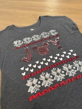 Disney Parks Christmas JOY Sequin Mickey Tee Small picture