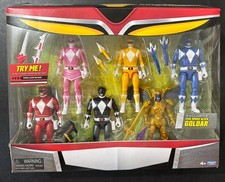Mighty Morphin Power Rangers Re-Ignition Auto-Morphin 6pk Battle Set GOLDAR NEW picture