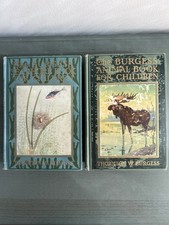 The Burgess Animal Book  & The Burgess Seashore Book for Children 1st Ed vintage picture