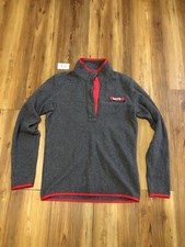 COLUMBIA PFG Half 1/2 Snap Pullover Gray Long Sleeve Fleece Small picture