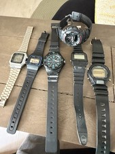 Casio Watch Lot: F-91W MRW-200H DB-31 DW-6600 G-100 A178W-Some work/some don’t picture