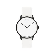 Movado Men's Face White Dial Quartz Watch 3640143 picture
