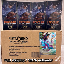 Riftbound TCG Origins Korean Booster Slim Box Sealed Korean Ahri - In Hands picture