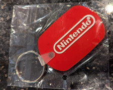 Vintage NINTENDO electronic Video arcade Game Console PROMO LOGO KEYCHAIN SEALED picture