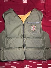 Vtg 60’s Stearns Sans-Souci Hunter Reversible Large Adult Life Vest SSV-500 picture
