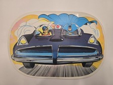 Batman And Robin / Batmobile Vintage Placemats DC Comics 1977 (2 Pack) RARE picture