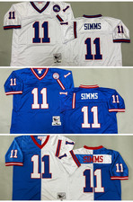Vintage Phil Simms #11 Giants Throwback Stitched Jersey picture