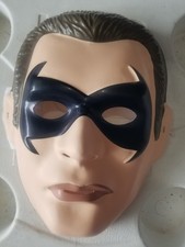 Vintage Robin Halloween Plastic Mask Ben Cooper Style NOS- NWT's 🎃🦇 picture