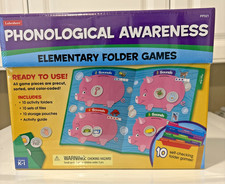 SEALED Lakeshore Phonological Awareness Elementary Folder Games Grades K-1 PP521 picture