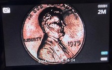 1975 P Lincoln Cent High MS RD Jar Find Estate Sale Ungraded Coin Fold picture