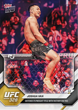 QTY 2026 Topps NOW #16 Joshua Van UFC TKO Defends Flyweight Title Champion picture