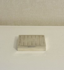 Vintage Tiffany & Co. Sterling Silver  Marks 3.5” X  3” X  3/4” Trinket Box picture