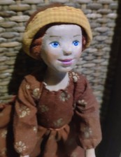 Beautiful Carved Hitty Doll In Vintage Style By Marina Savchuk. picture