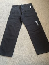 Gap Men's Pants Black Carpenter Loop Side Pocket Men’s Sz. Sz. 36X32 New W Tag picture