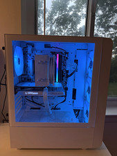 Custom/Whitebox White Tower RGB Gaming PC i5-14400F 16GB RTX 4060 1TB picture