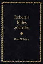 NEW Applewood Books Robert's Rules of Order,  9781429094269  Trade Paperback picture