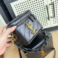 2026 Saint Laurent Beauty GWP VIP Vanity Case Converted Bag Black & Gold 👛👛 picture