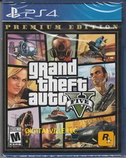Grand Theft Auto V Premium Edition PS4 Brand New Factory Sealed GTA 5 US Version picture