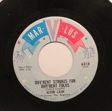 Funk 45 Alvin Cash - Diff'Rent Strokes For Diff'Rent Folks / The Charge On Mar-L picture
