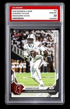 2026 Bowman U Now Kamario Taylor Rookie Card #16 Mississippi State Gem Graded 10 picture