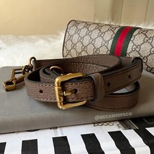 Genuine Leather Crossbody Strap Replacement For Gucci Ophidia Shoulder Bag picture